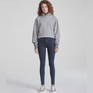 Rag & bone High Rise Skinny in Coated Mae- Size 29
